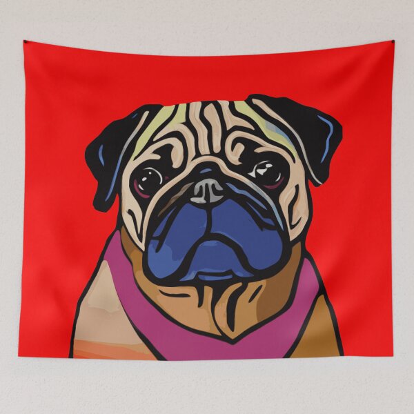 Item preview, Pug - pop art style. designed and sold by dogpopart.