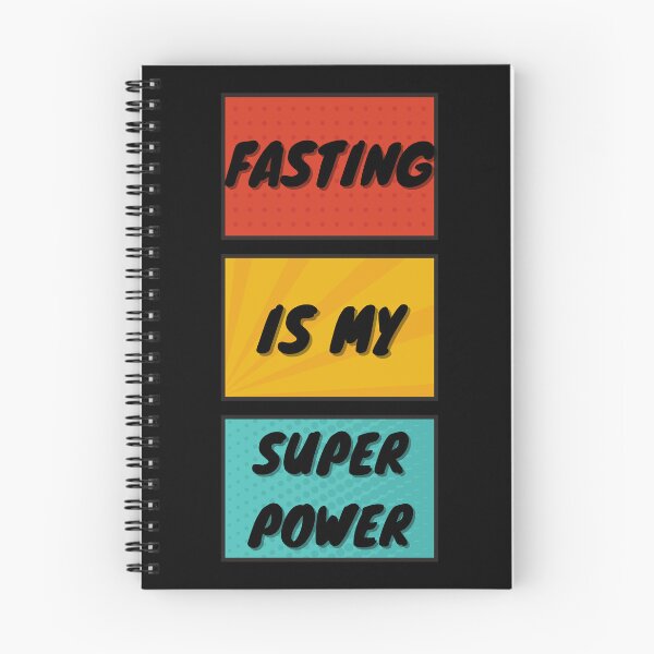 Item preview, Fasting is my Super Power Comic Book Style designed and sold by Novelty-Shirts.
