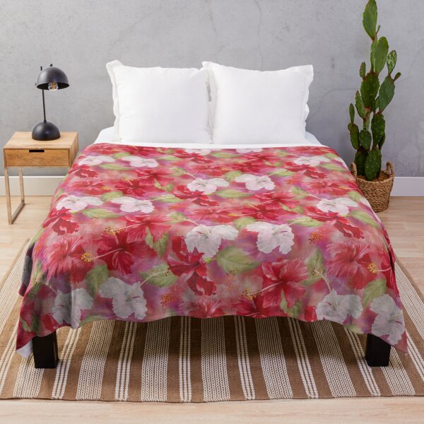 Item preview, Tropical Hibiscus Seamless Repeated Pattern Design  designed and sold by Tina Veenstra.