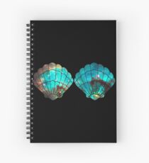 Green Galaxy Mermaid Spiral Notebook