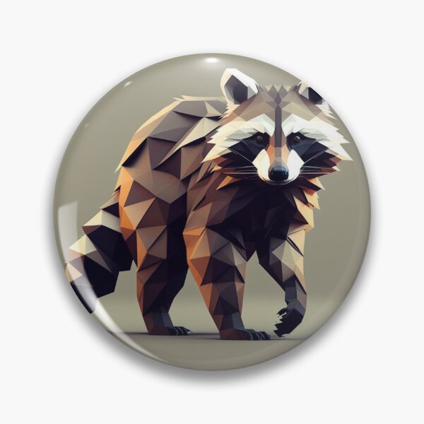 Item preview, LowPoly Raccoon designed and sold by LowPolyStation.