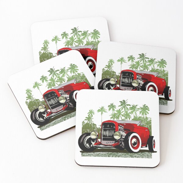 Item preview, Classic 30's Hot Rod Coupe, red version designed and sold by Glenn Mueller.