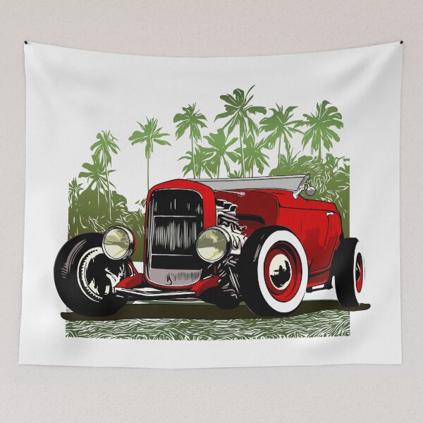 Item preview, Classic 30's Hot Rod Coupe, red version designed and sold by Glenn Mueller.