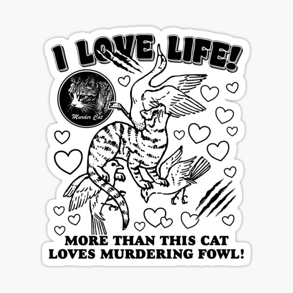 Item preview, Murder Cat designed and sold by ArcaneBullshit.