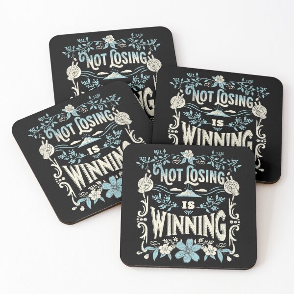 Item preview, Not losing is winning designed and sold by simonlidesign.