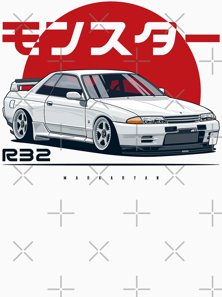 Thumbnail 5 of 5, Pullover Hoodie, Monster. Skyline R32 GTR designed and sold by OlegMarkaryan.