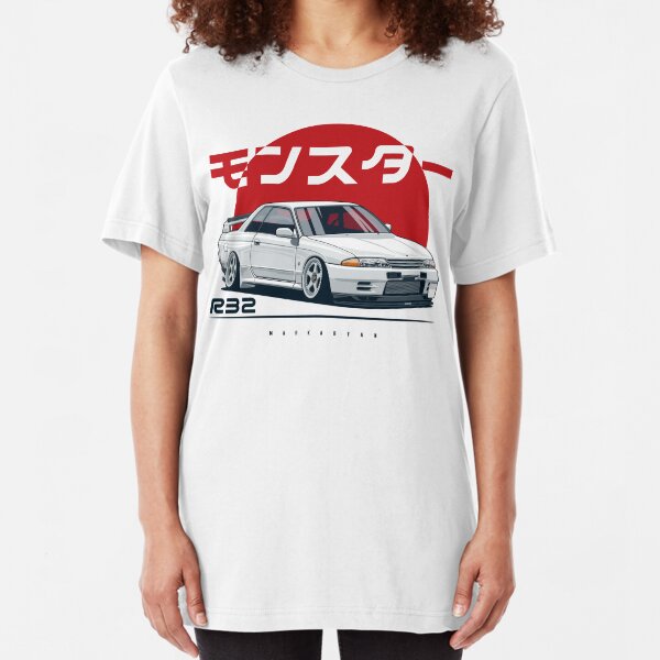 Monster. Skyline R32 GTR Slim Fit T-Shirt