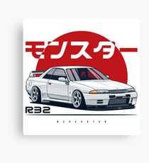 Monster. Skyline R32 GTR Canvas Print