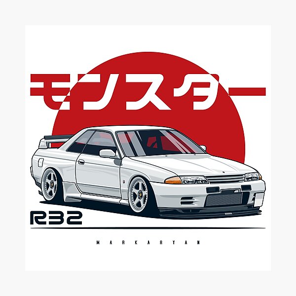 Monster. Skyline R32 GTR Fotodruck