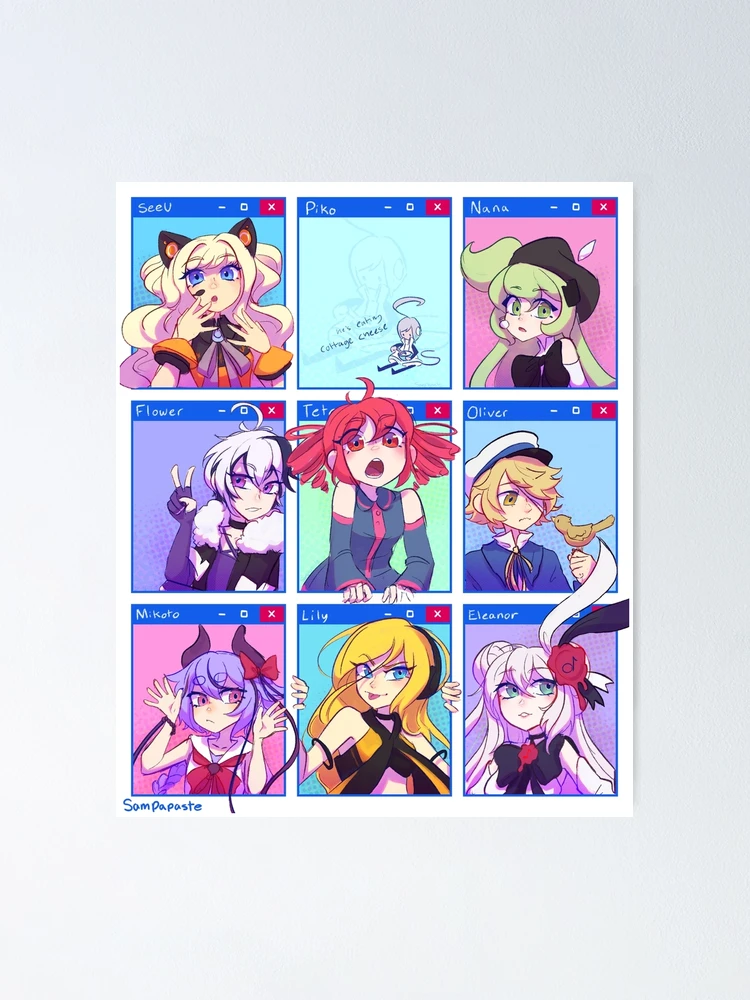 VOCALOID 歌い手 ポスター 9 Vocal synths