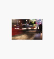 Evening Rush at Piccadilly Circus, London Art Board