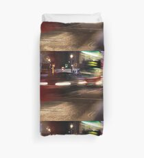 Evening Rush at Piccadilly Circus, London Duvet Cover