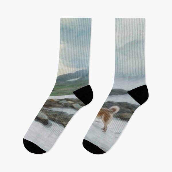 Item preview, Winter scenery - Same with dog by Johan Tiren designed and sold by AR-shop.