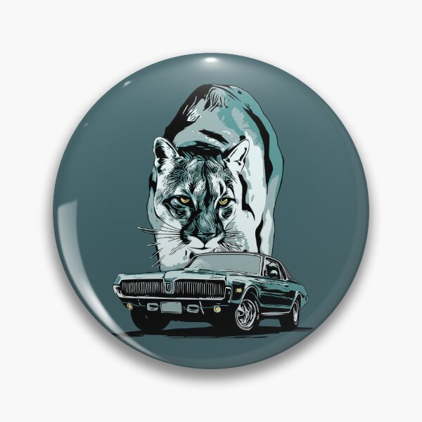 Item preview, Blue/Green 68 Mercury Cougar designed and sold by Glenn Mueller.