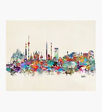 Delhi india skyline Photographic Print