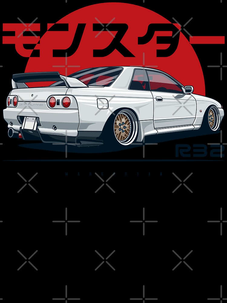 Monster. Skyline R32 GTR Babystrampler