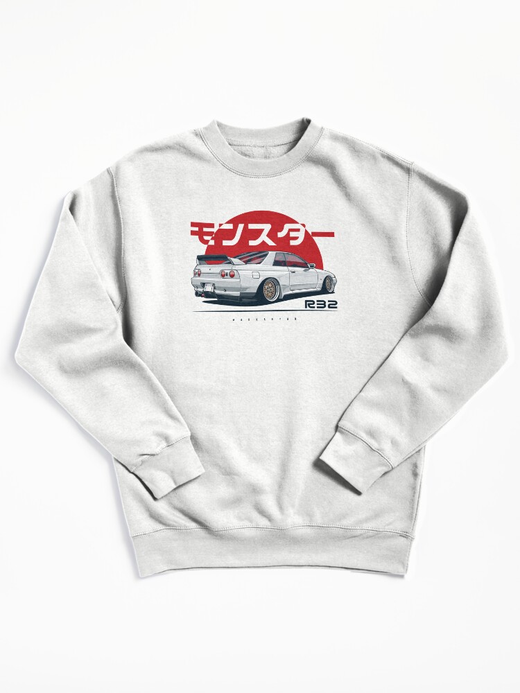 Thumbnail 2 of 7, Pullover Sweatshirt, Monster. Skyline R32 GTR designed and sold by OlegMarkaryan.