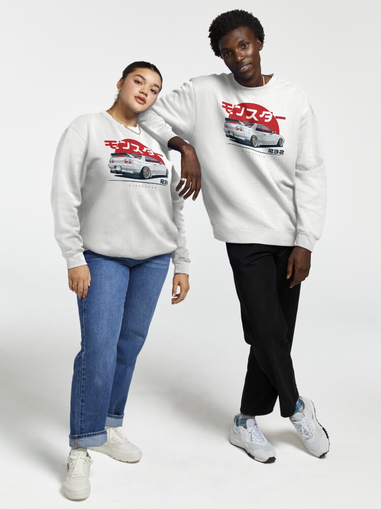 Thumbnail 1 of 7, Pullover Sweatshirt, Monster. Skyline R32 GTR designed and sold by OlegMarkaryan.