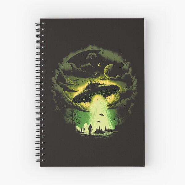 Item preview, Diseño de OVNI verde neón designed and sold by RandomReviews.