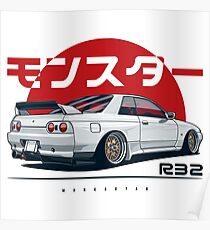 Monster. Skyline R32 GTR Poster