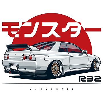 Artwork thumbnail, Monster. Skyline R32 GTR by OlegMarkaryan