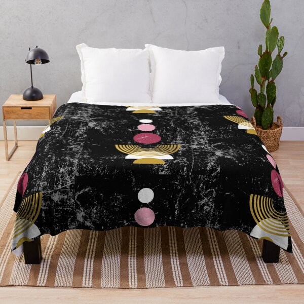 Item preview, Sun Moon Rising (Black & Pink) | Abstract Art designed and sold by MindedInc.