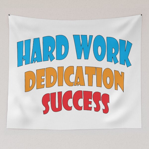Item preview, Hard work and dedication will give you success designed and sold by Positive Mindzet!.