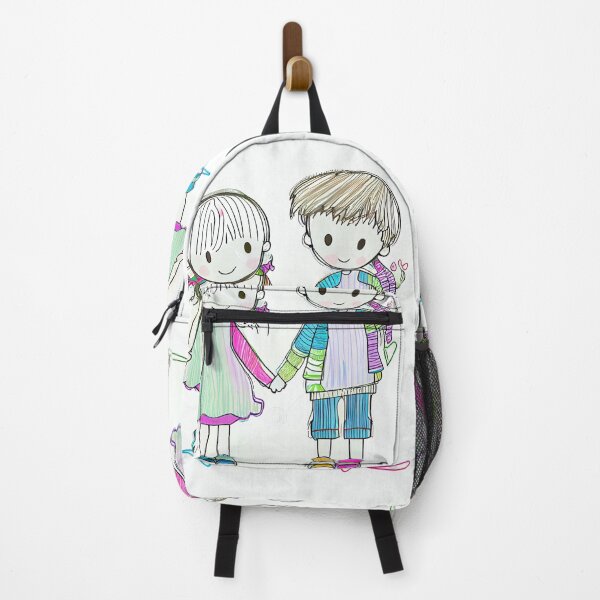 Item preview, Boy and girl hand in hand vday color designed and sold by artfullyprompt.