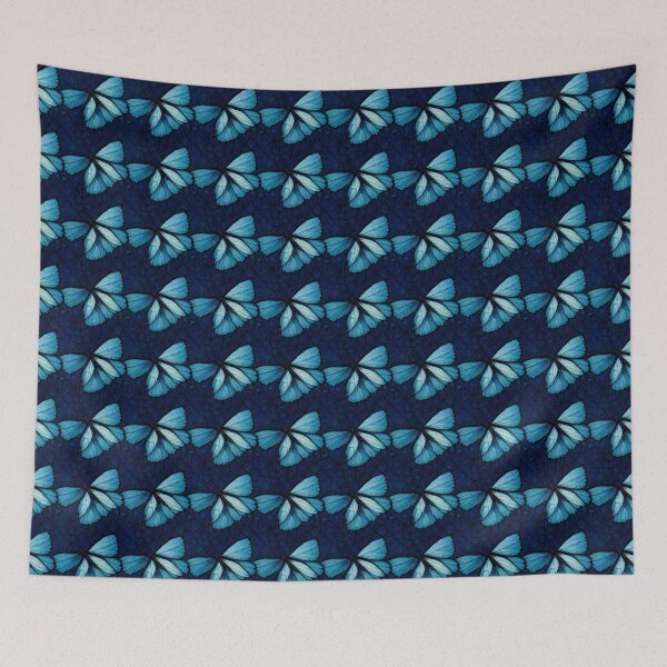 Item preview, Blue Butterfly Stained Glass Pattern designed and sold by Anurag Kumar.