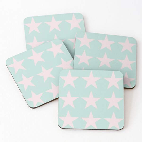 Item preview, Large PALE PINK and MINT GREEN STARS  designed and sold by RachelMacht.