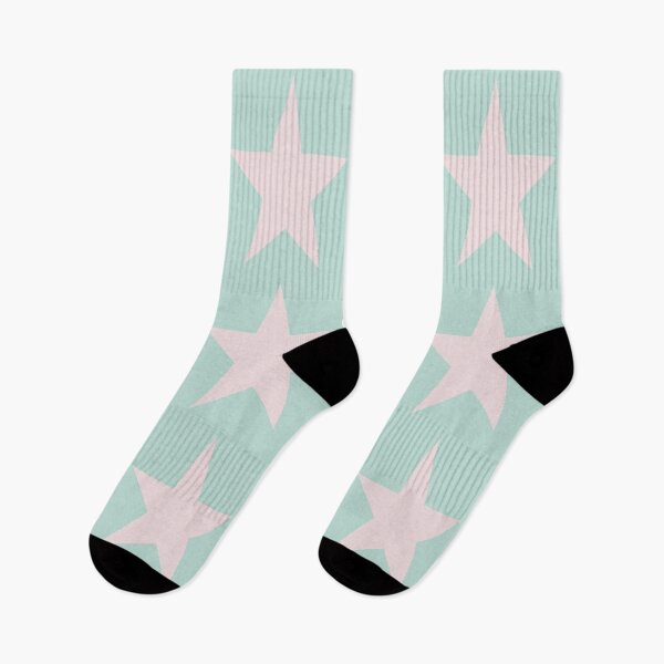 Item preview, Large PALE PINK and MINT GREEN STARS  designed and sold by RachelMacht.