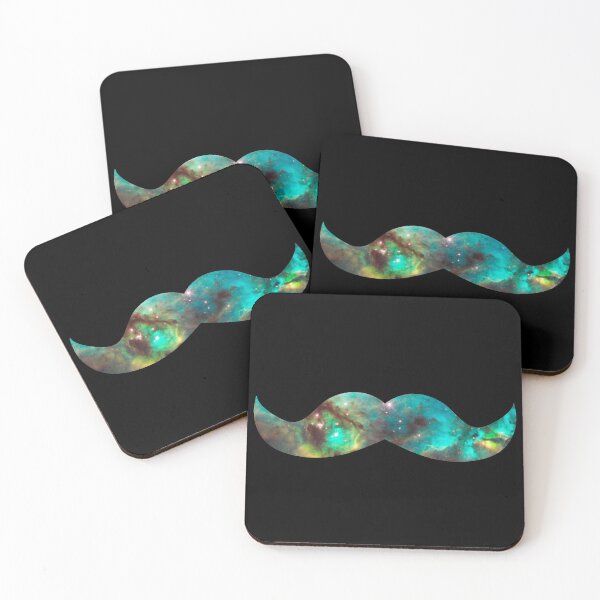 Item preview, Green Galaxy Mustache designed and sold by rapplatt.