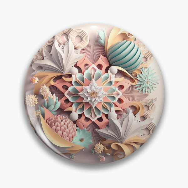 Item preview, Fleuron Floral Playful Colourful Composition Designs for Home Decor, Wedding, Events Fashion  and Accessories  designed and sold by RAGANADesign.