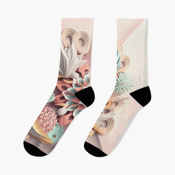 Item preview, Fleuron Floral Playful Colourful Composition Designs for Home Decor, Wedding, Events Fashion  and Accessories  designed and sold by RAGANADesign.