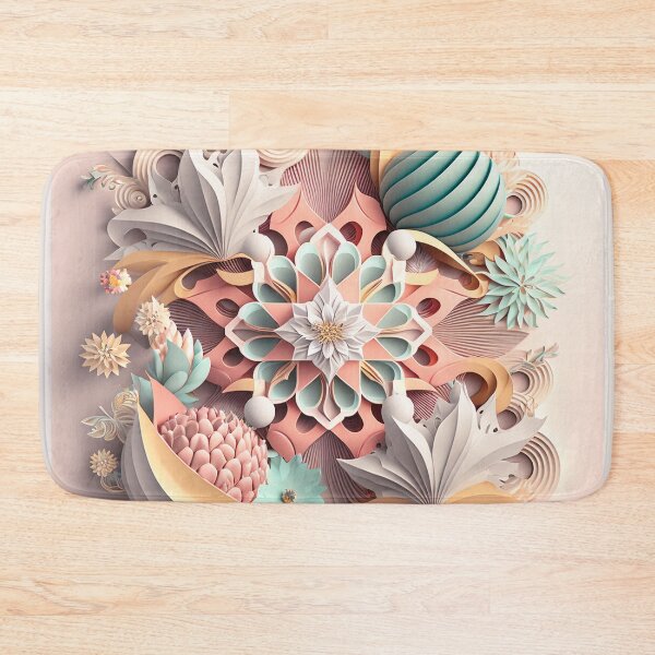 Item preview, Fleuron Floral Playful Colourful Composition Designs for Home Decor, Wedding, Events Fashion  and Accessories  designed and sold by RAGANADesign.
