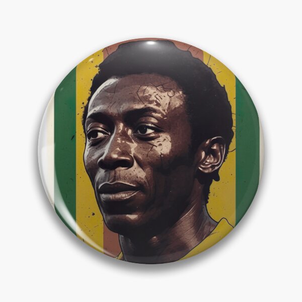 Item preview, The King of Football" Pele - Sticker designed and sold by oxgroth.