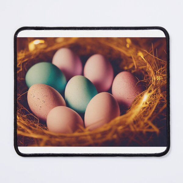 Item preview, Colourful Easter eggs in nest designed and sold by CosmicCritters.
