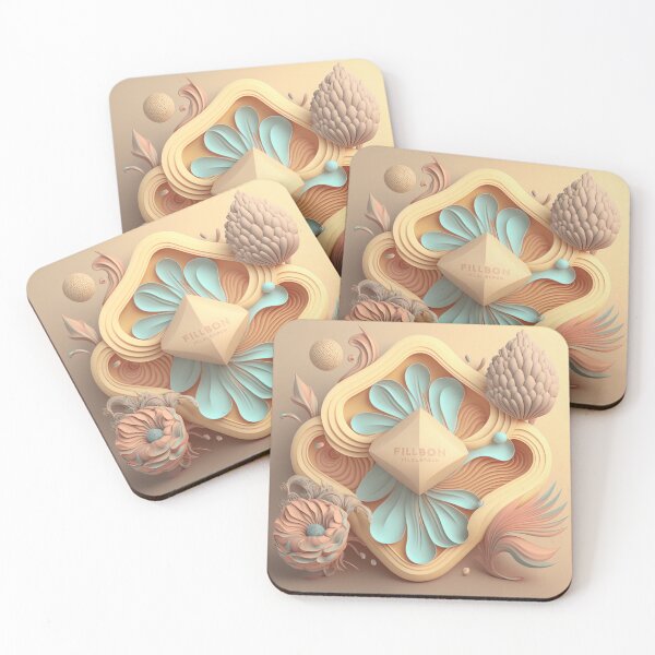 Item preview, Fleuron Floral Playful Colourful Composition Designs for Home Decor, Wedding, Events Fashion  and Accessories  designed and sold by RAGANADesign.
