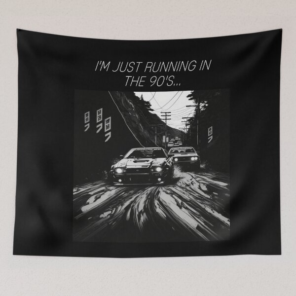 Item preview,  I'm just running in the 90's Illustrated - Graphic  designed and sold by ici1575.