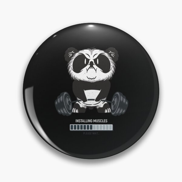 Item preview, Installs Muscles - Panda Workout designed and sold by ChrisFeil.
