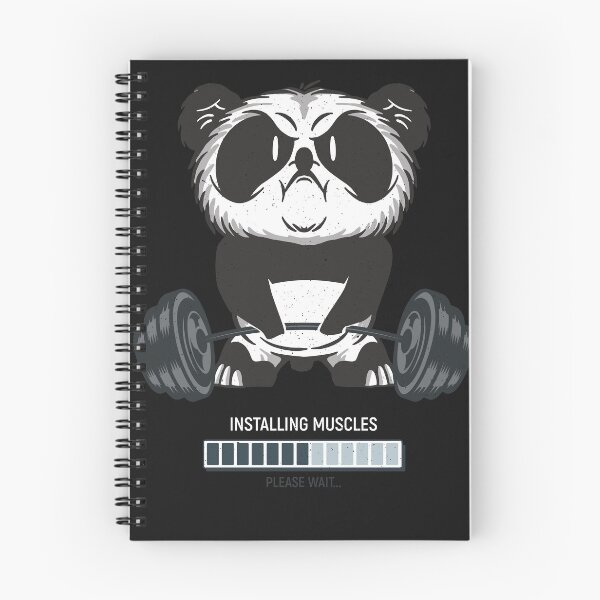 Item preview, Installs Muscles - Panda Workout designed and sold by ChrisFeil.