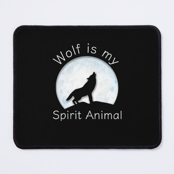 Item preview, Cute Wolf is my Spirit Animal Wild Design, Funny lone wolf spirit animal gift designed and sold by PrintOfi.