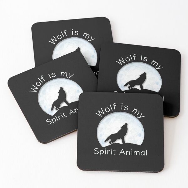 Item preview, Cute Wolf is my Spirit Animal Wild Design, Funny lone wolf spirit animal gift designed and sold by PrintOfi.