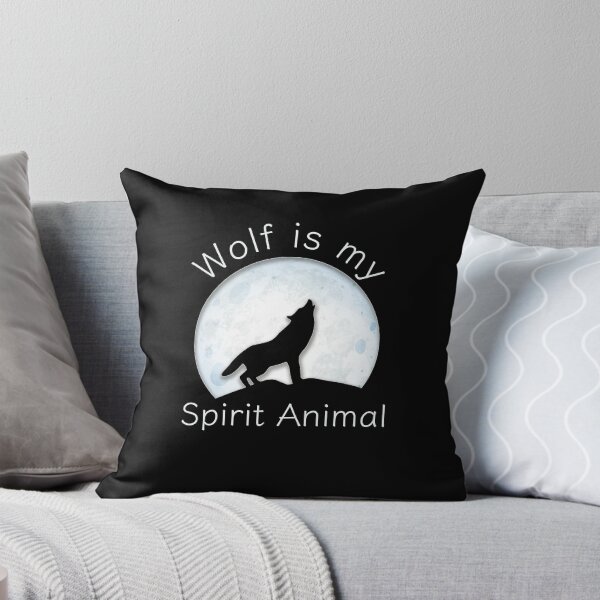 Item preview, Cute Wolf is my Spirit Animal Wild Design, Funny lone wolf spirit animal gift designed and sold by PrintOfi.