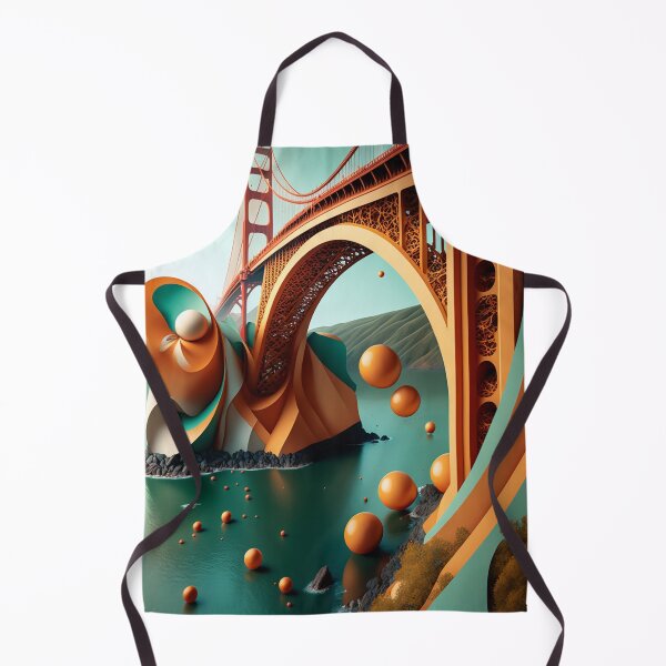 Item preview, Abstract Golden Gate Bridge designed and sold by BoukdeRoeck.