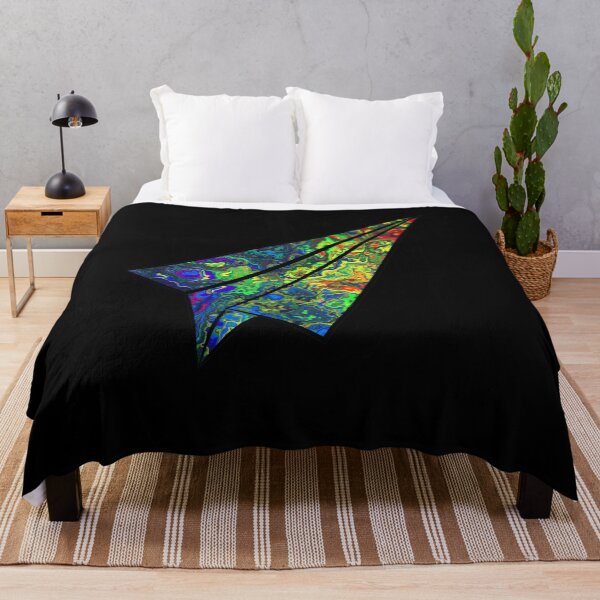 Item preview, Aviones de papel jaspeados de colores designed and sold by AndreasSteinweg.