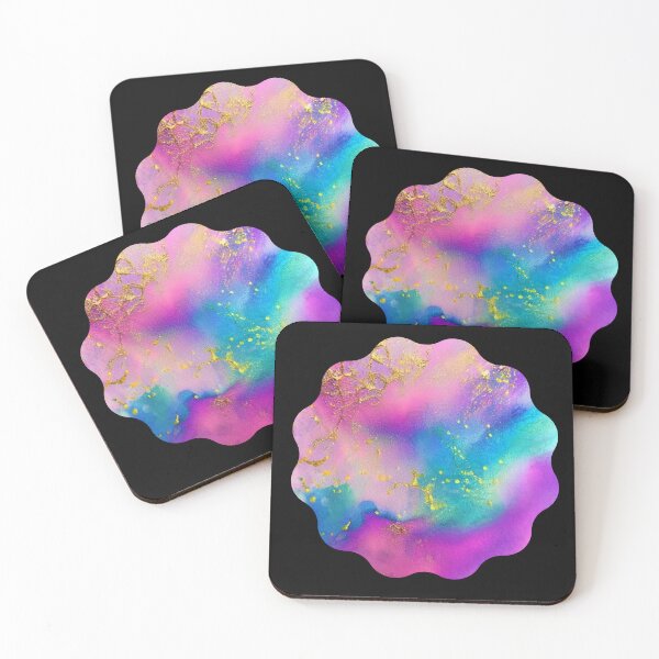 Item preview, Circle of pretty pastels with splash of gold designed and sold by Athena Milonas.