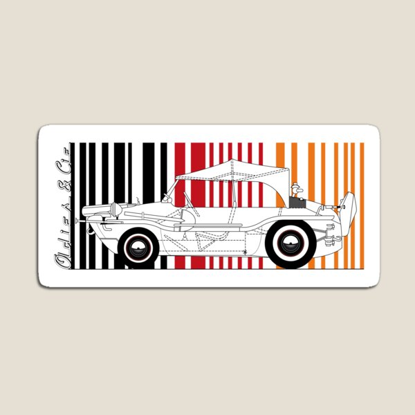 AIRCOOLED schwimmwagen Magnet