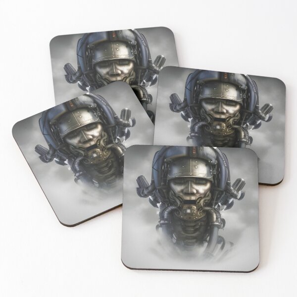 Item preview, Dark Dystopian City - Evil Samurai Cyborg/Robot - Post-Apocalyptic  designed and sold by DanTheManDan.