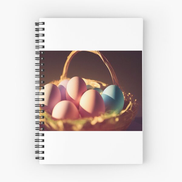 Item preview, Easter eggs in basket designed and sold by CosmicCritters.